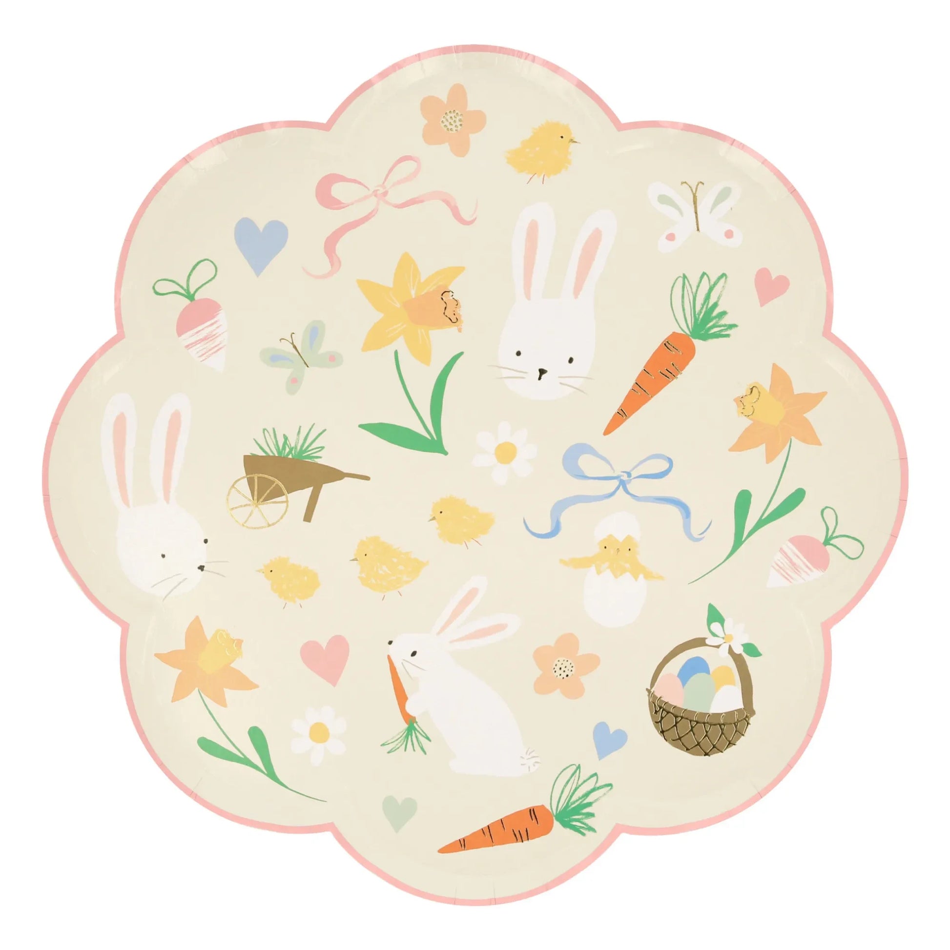 Meri Meri - Easter icon dinner plates - Set of 8 | Pastel