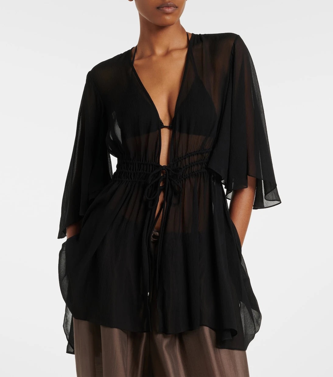 Eres - Operette silk muslin top
