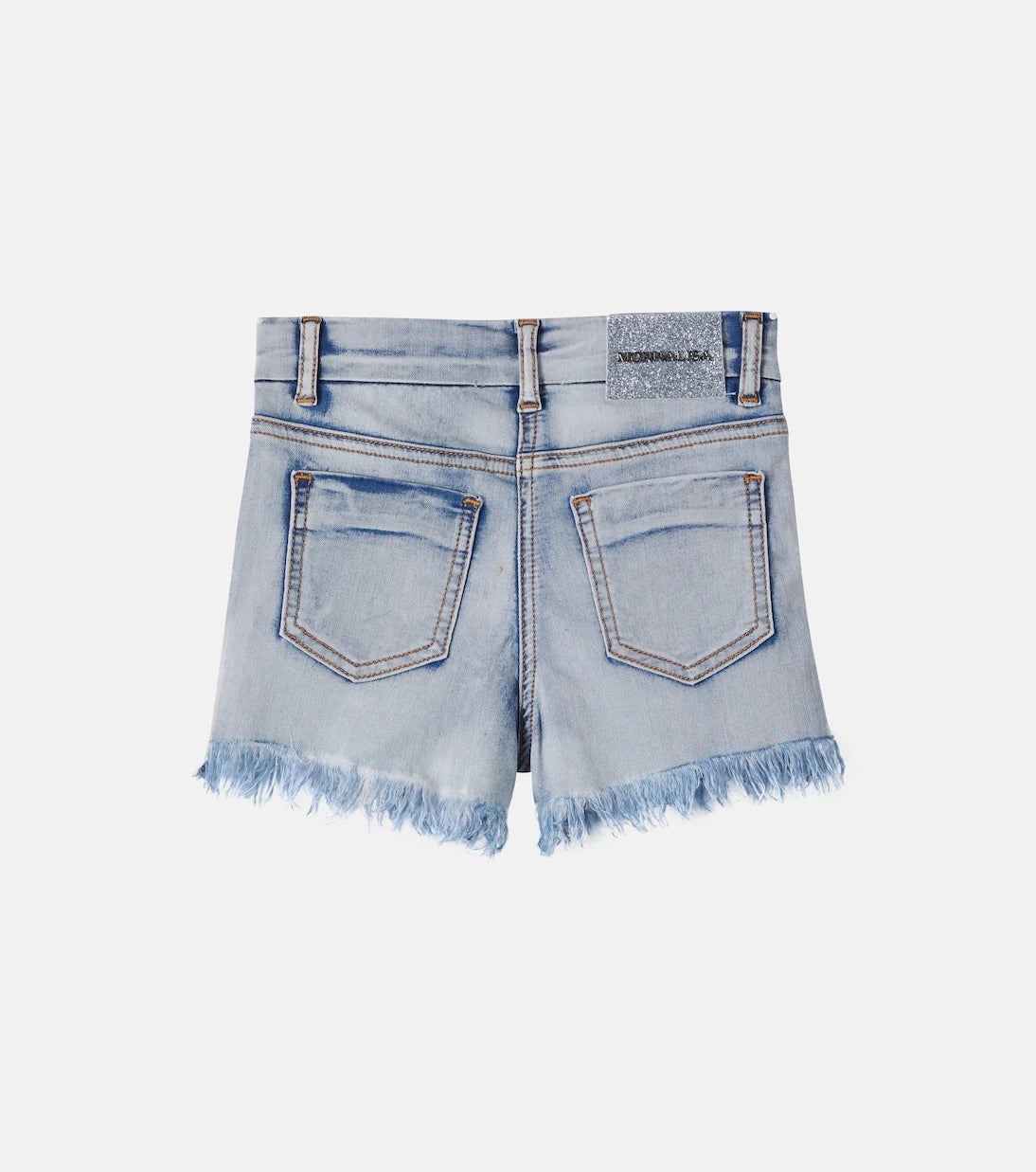 Monnalisa - x Disney® embroidered denim shorts