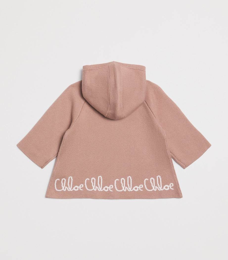 Chloé Kids Cotton-Cashmere Cape Coat (2-3 Years)