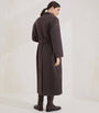 Virgin Wool-Cashmere Belted Trench Coat