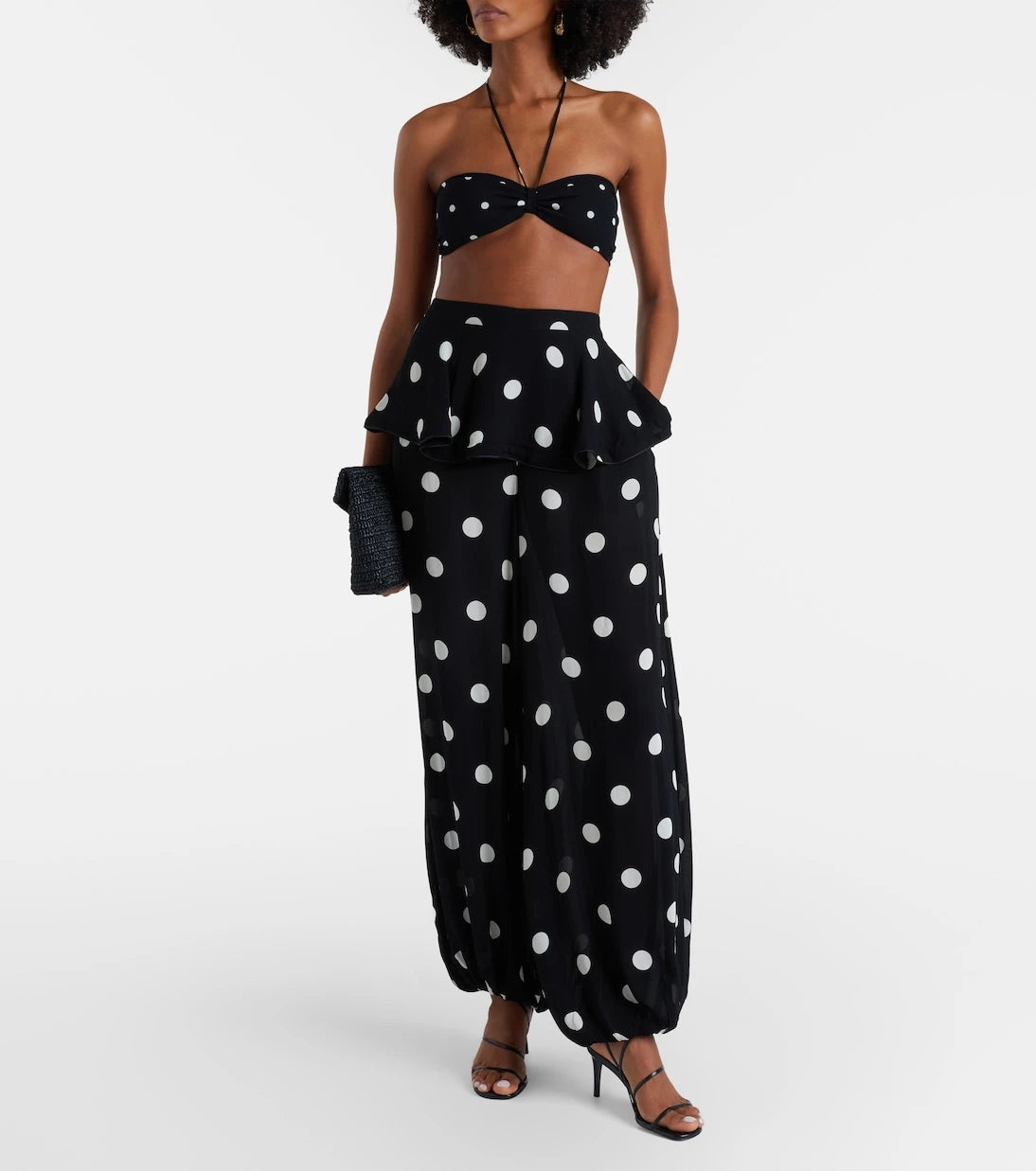 Adriana Degreas - Polka-dot bandeau bikini top