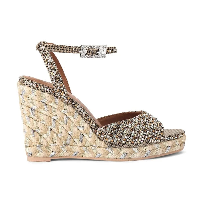 Kurt Geiger London Espadrille Dolgu Topuklu Sandalet