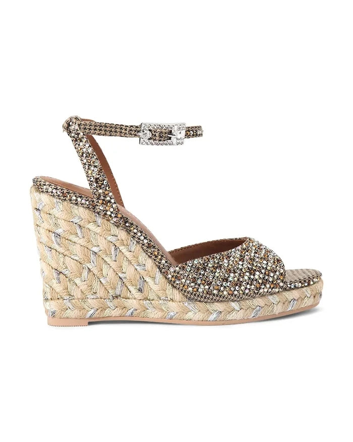 Kurt Geiger London Espadrille Dolgu Topuklu Sandalet