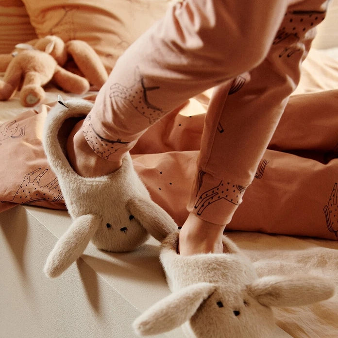 Детски пантофи Liewood Aviaja Rabbit Slippers
