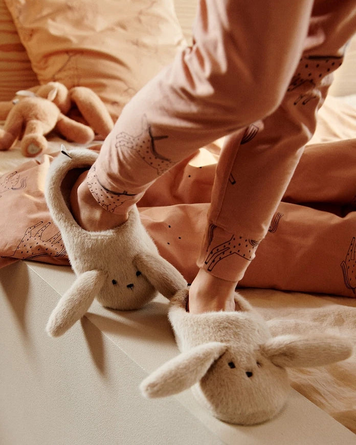Детски пантофи Liewood Aviaja Rabbit Slippers