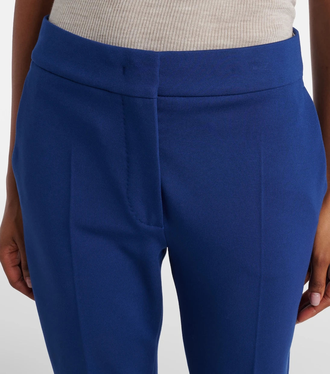 Max Mara - Pegno jersey cropped slim pants