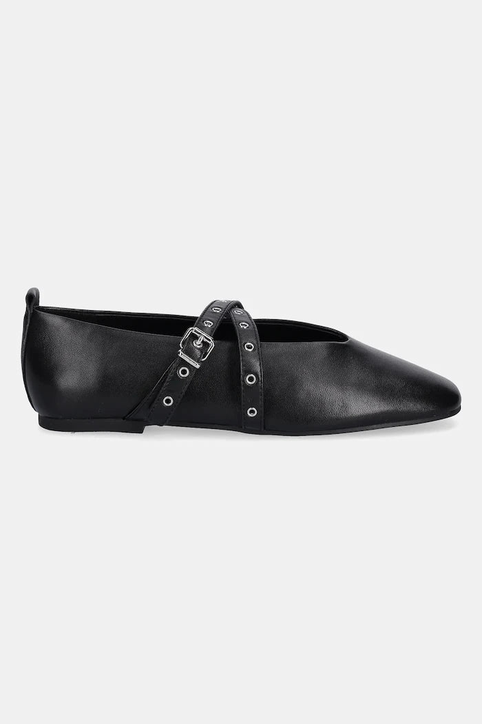 Tommy Jeans TJW LEATHER MARYJANE BALLERINA Deri Babet