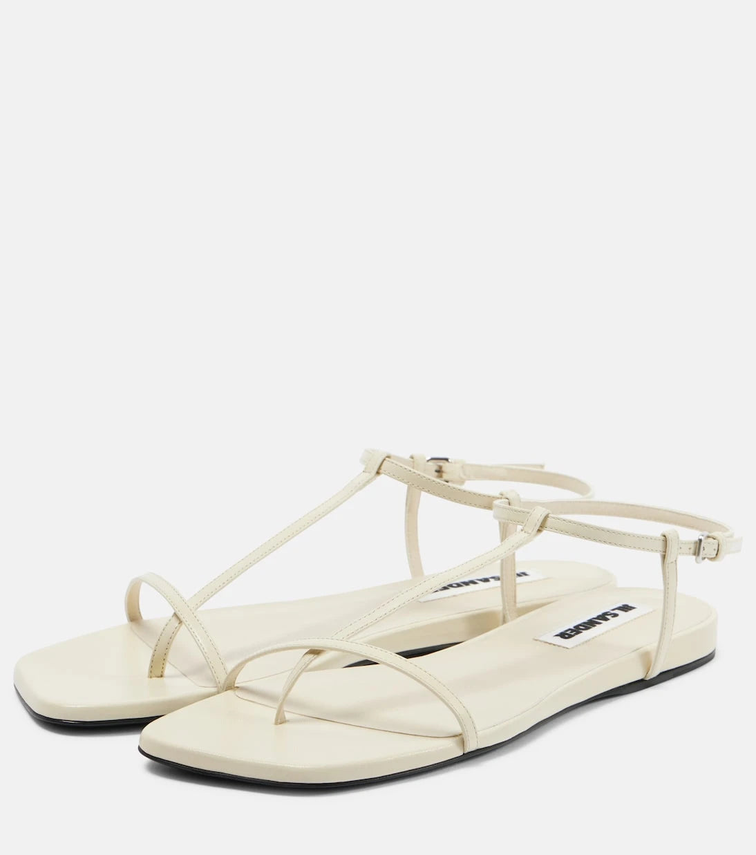 Jil Sander - Leather thong sandals