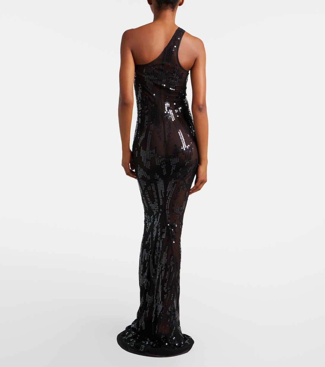 Rick Owens - Lilies one-shoulder sequined tulle gown