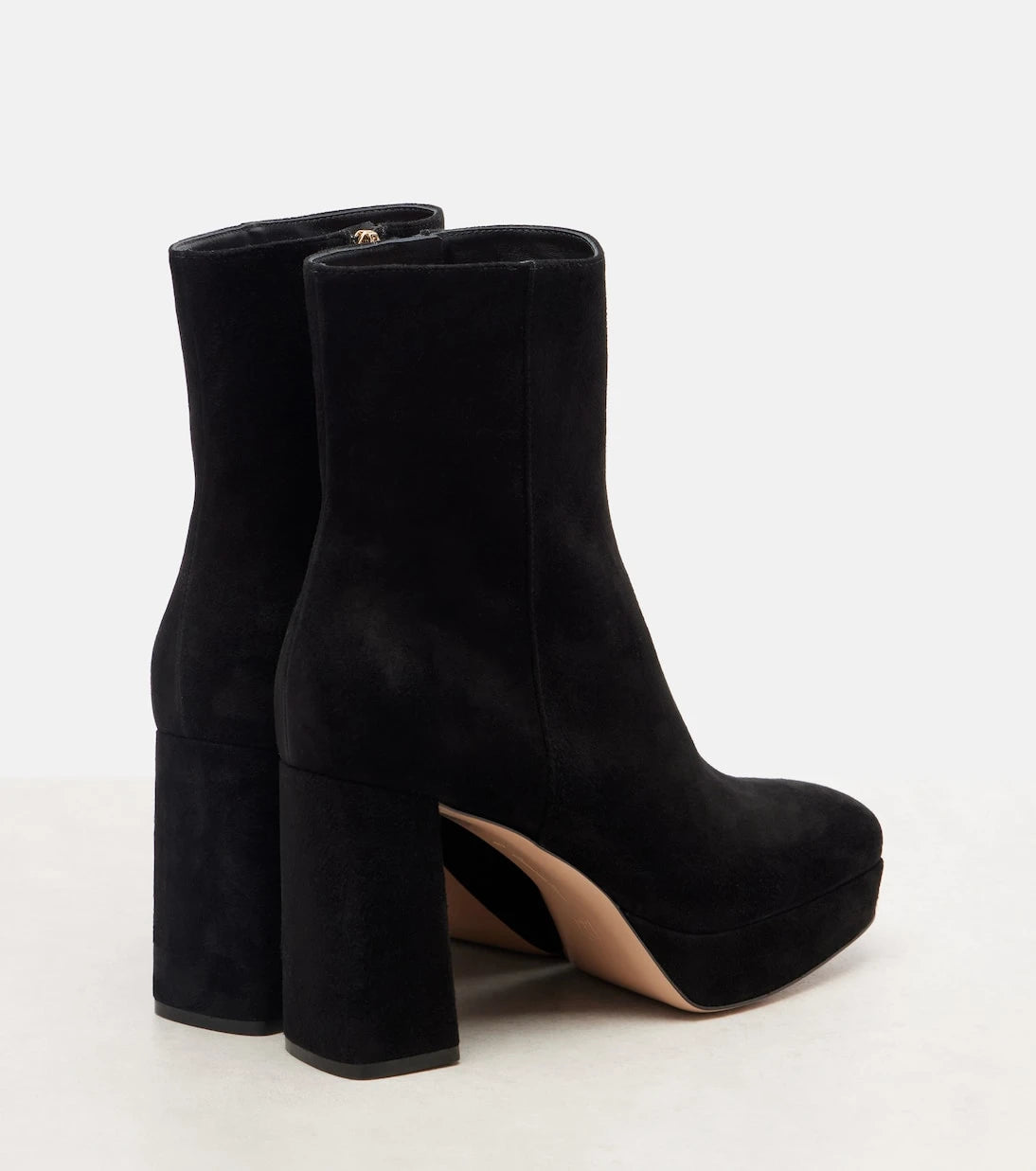 Gianvito Rossi - Daisen 95 suede platform ankle boots