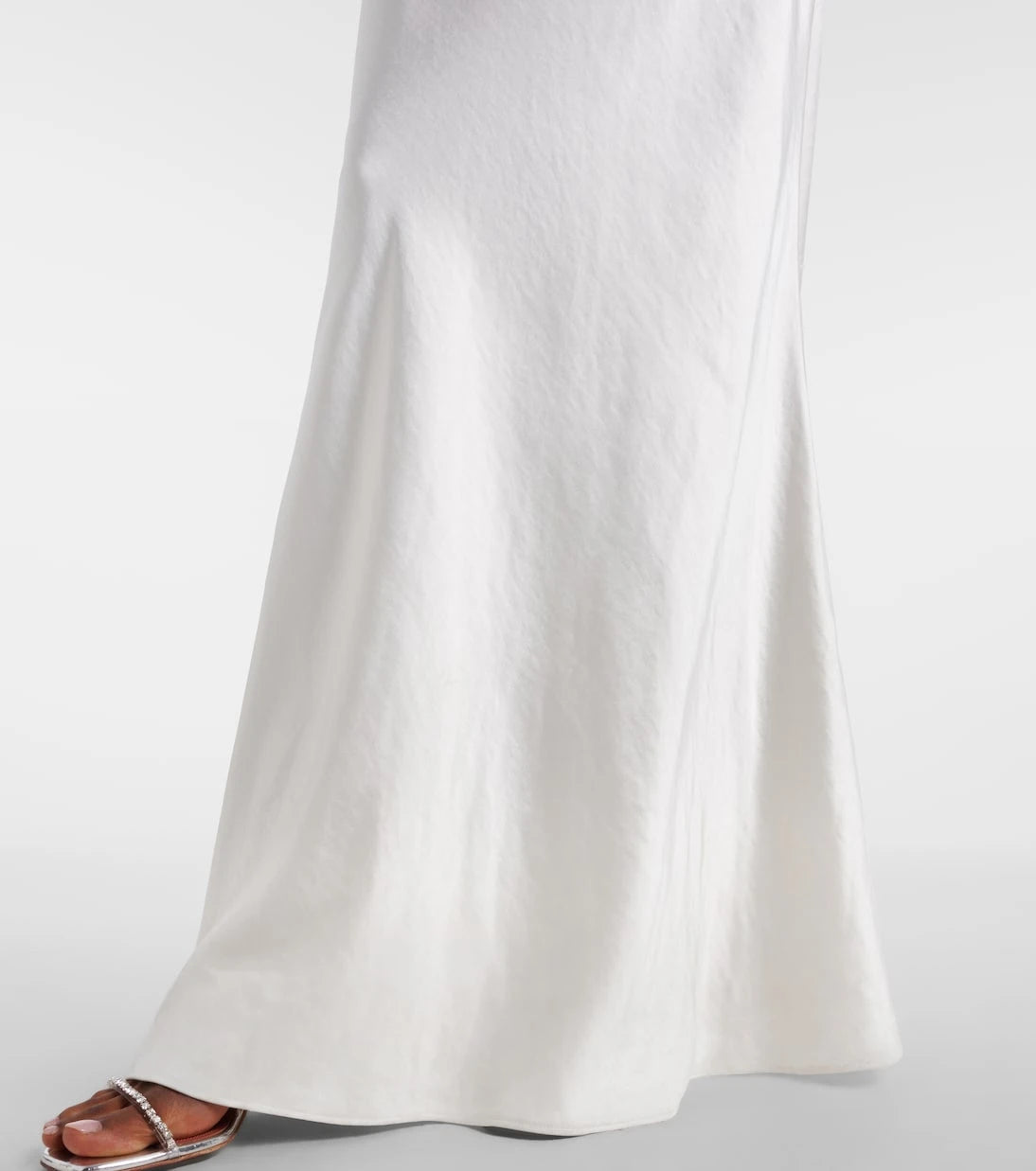 Self-Portrait - Lace-trimmed georgette and satin gown
