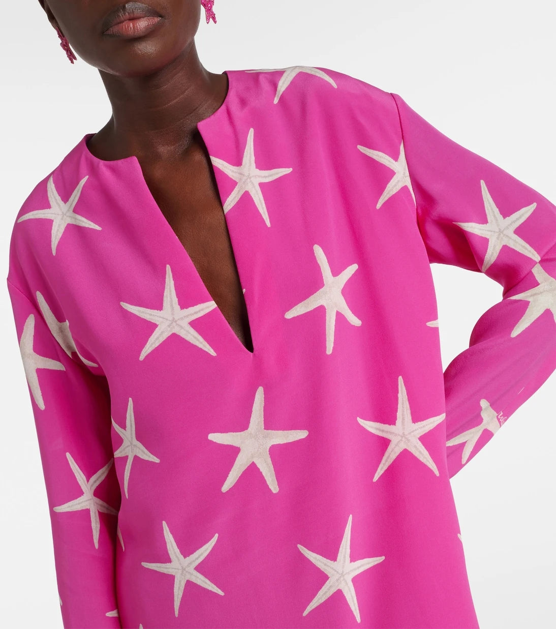 Valentino - Printed silk kaftan