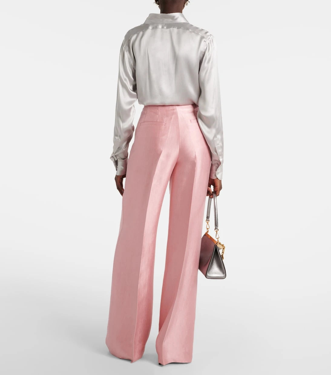 Dorothee Schumacher - Slouchy Elegance satin wide-leg pants
