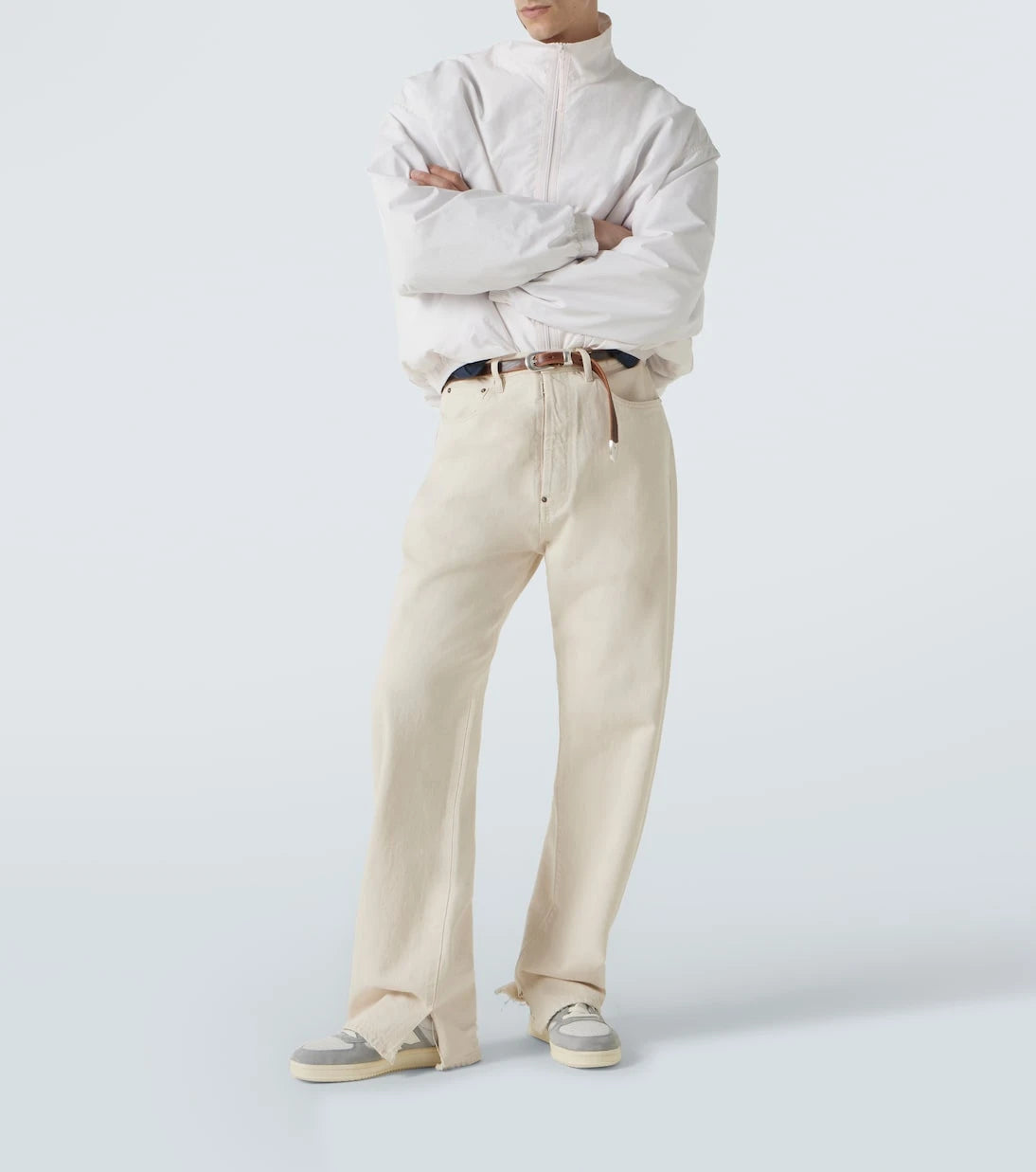 New Balance - حذاء سنيكرز CT500 مزين بالجلد السويدي