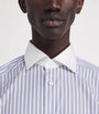 Eton Supima Cotton Twill Bengal Stripe Shirt