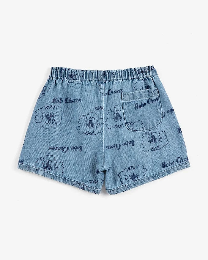 Bobo Choses Pickles The Dog Bebek Denim Şort