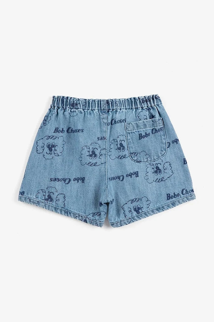Bobo Choses Pickles The Dog Bebek Denim Şort