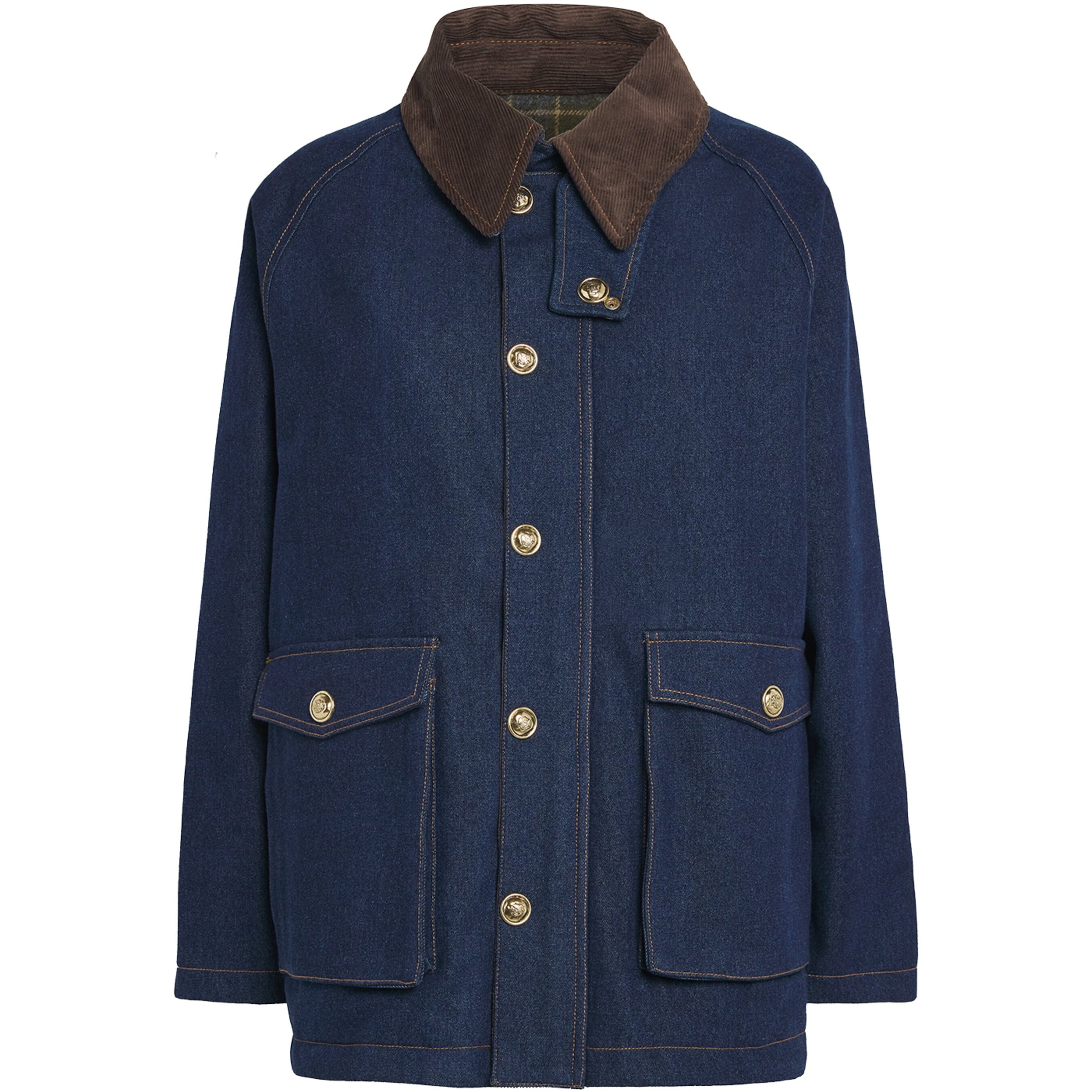 Sandro Paris Blue Denim Chore Jacket