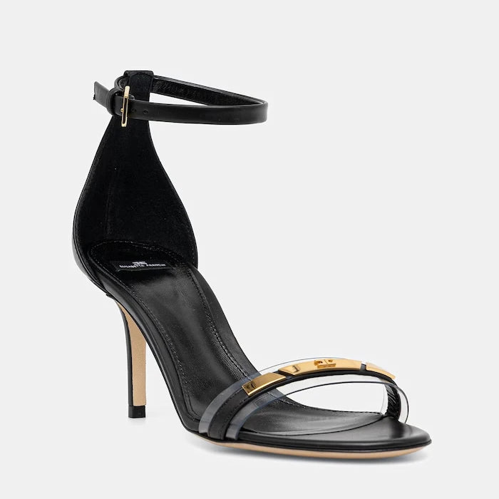 Кожени сандали Elisabetta Franchi