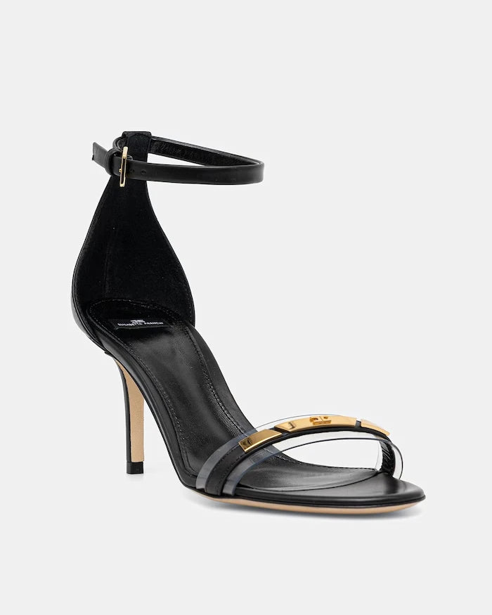 Кожени сандали Elisabetta Franchi