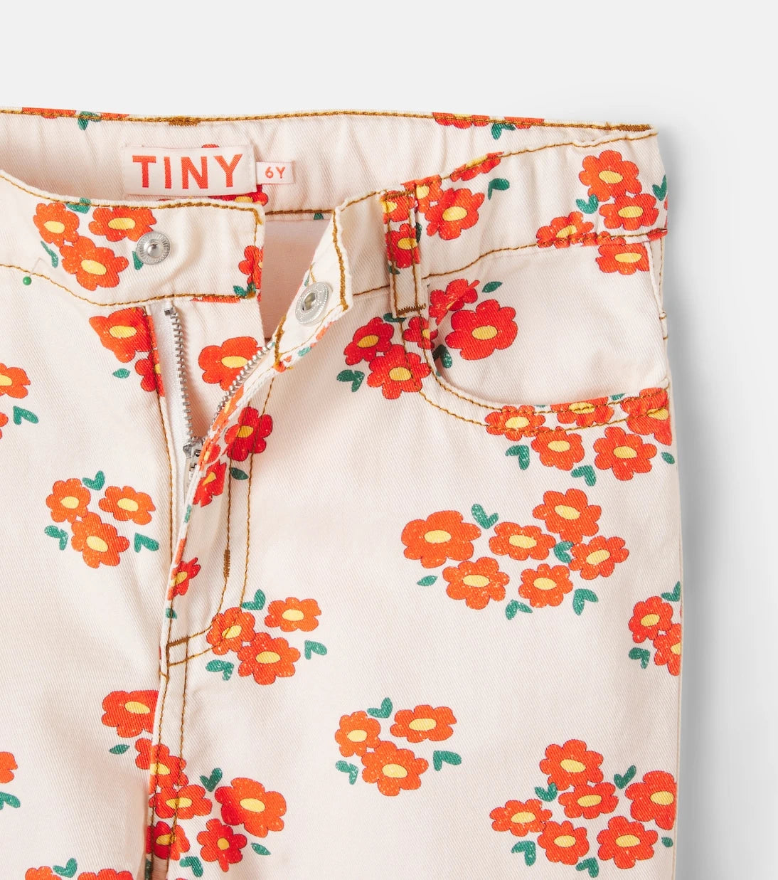Tinycottons - Blossoms twill straight jeans