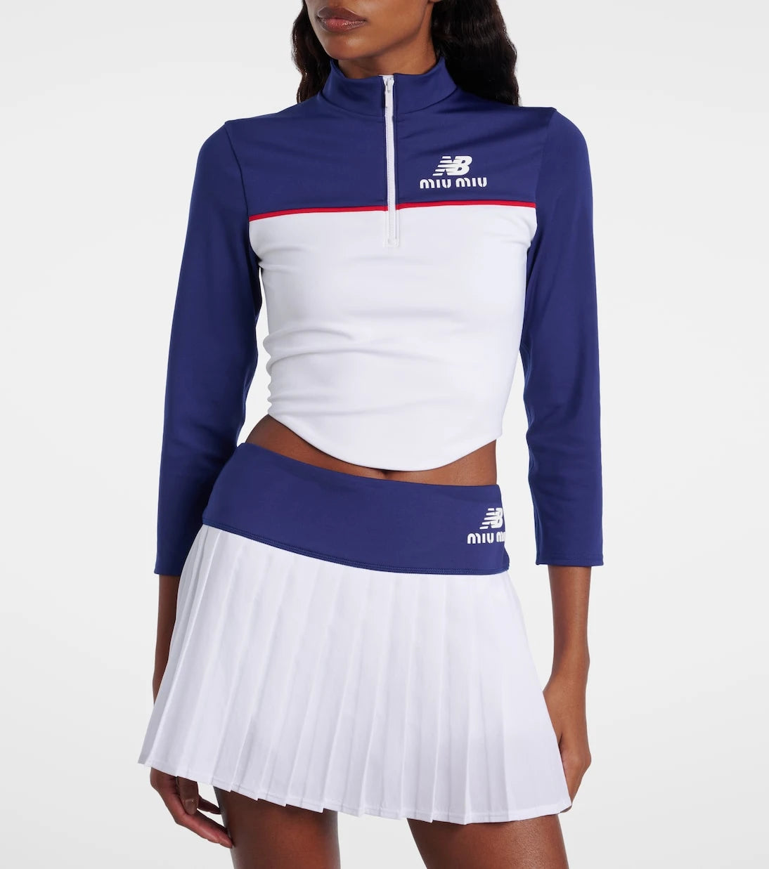 Miu Miu - x New Balance jersey crop top