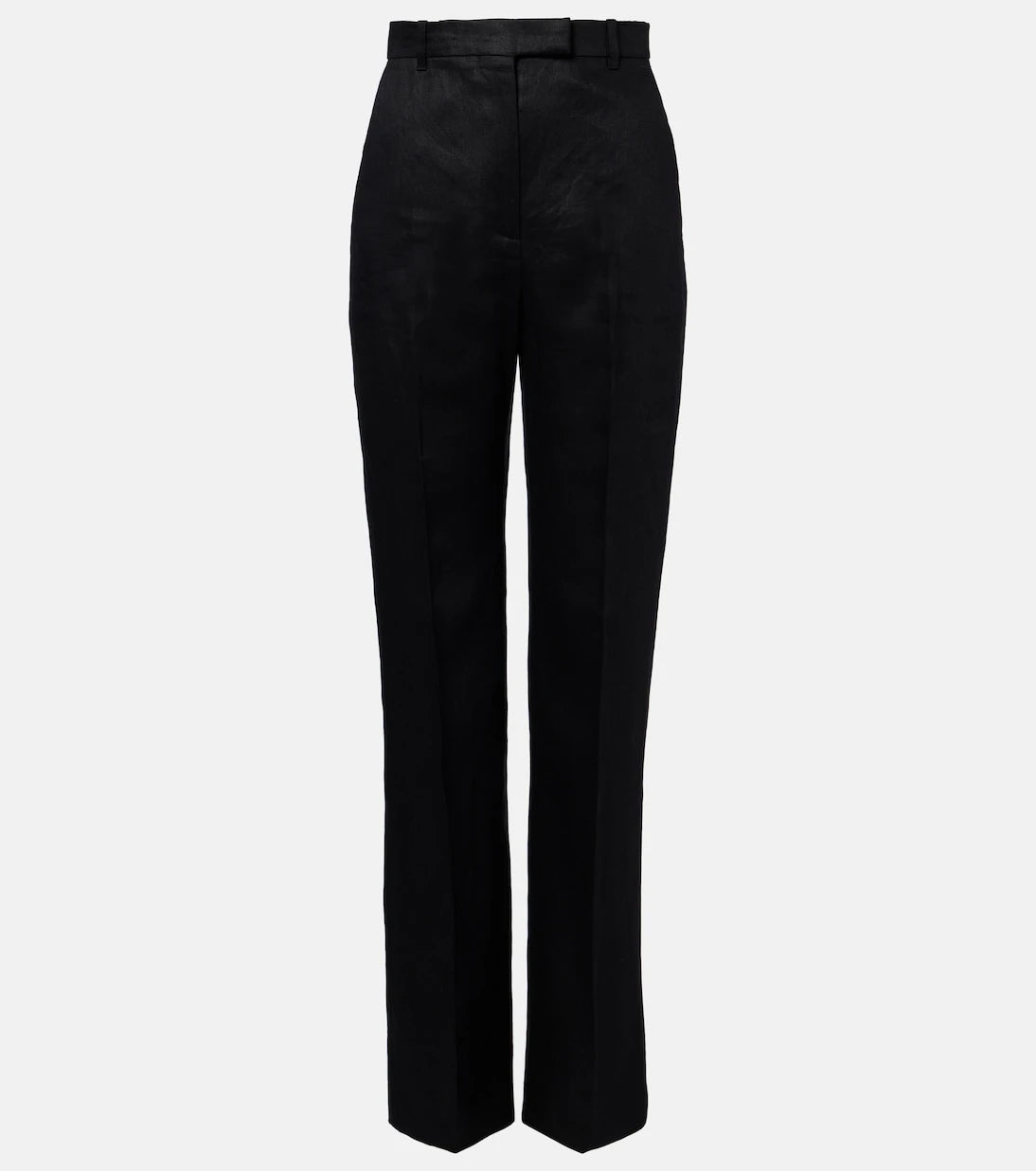 McQueen - High-rise wool flared pants