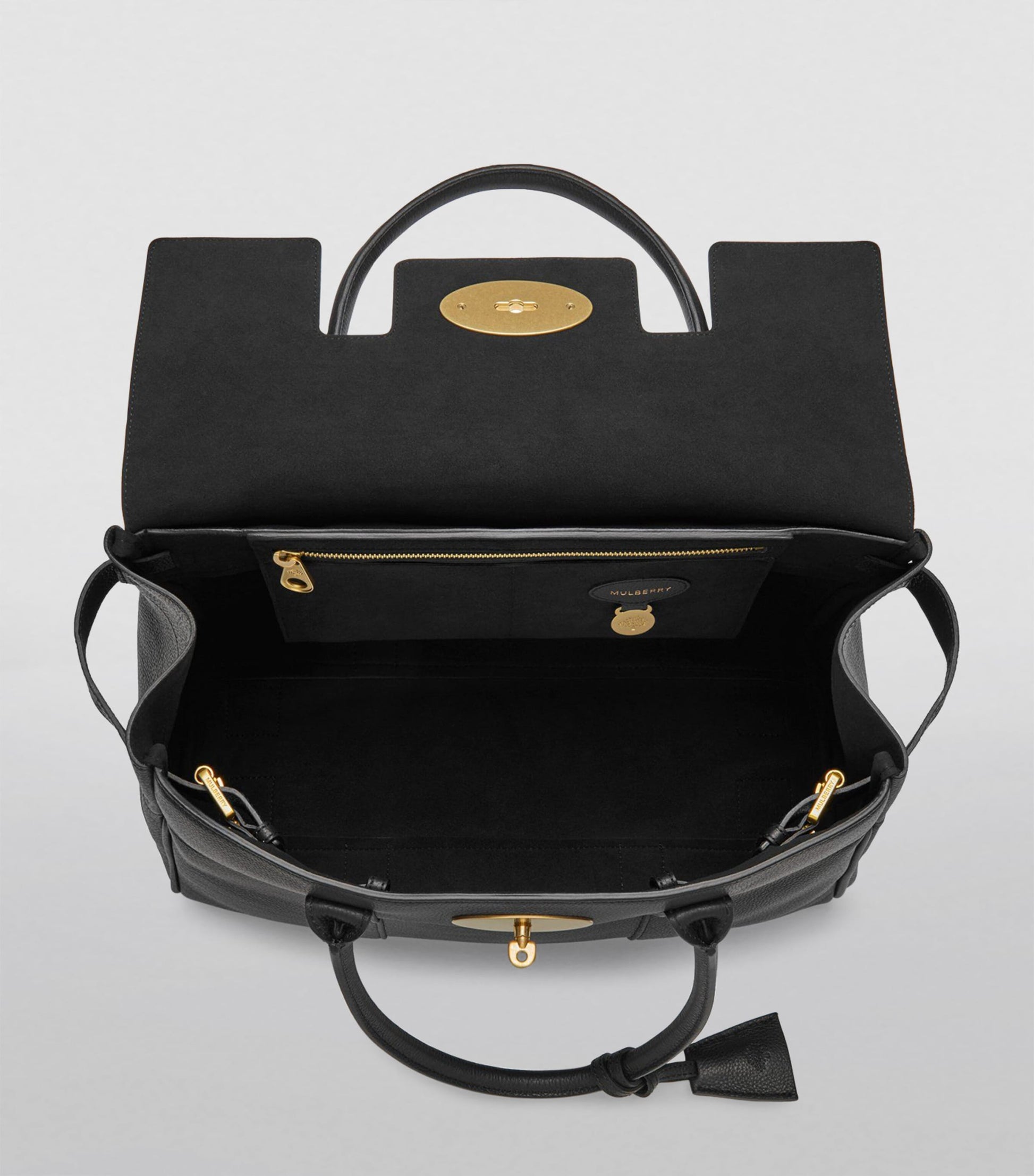 Mulberry Black Leather Bayswater Shoulder Bag