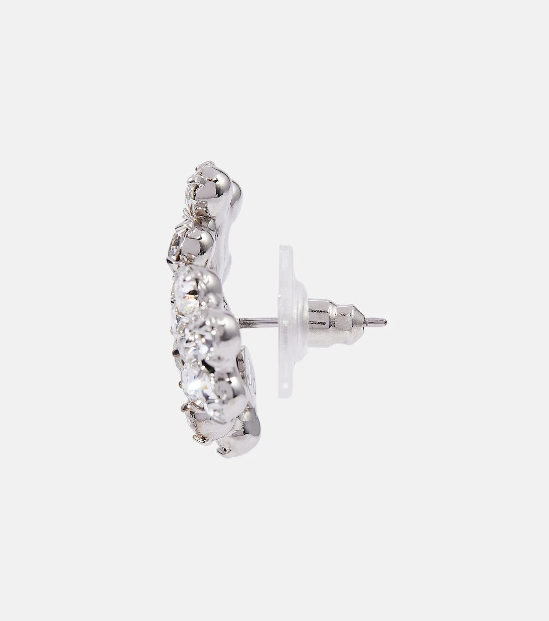 Jennifer Behr - Violet crystal-embellished earrings