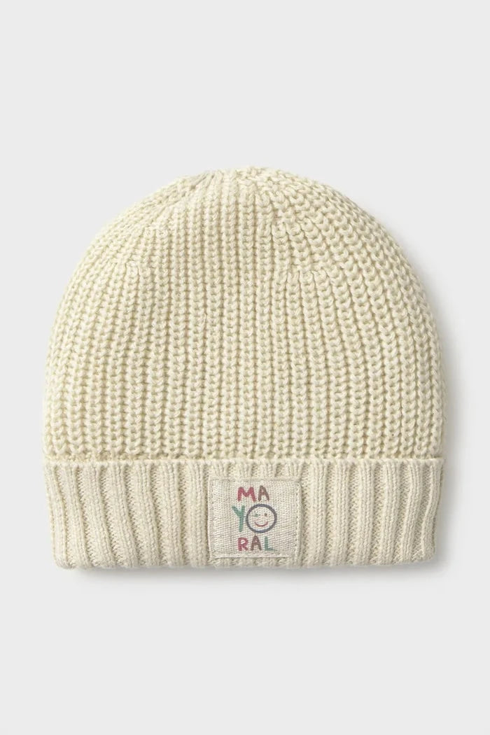 Mayoral Newborn шапка beanie за деца от памук