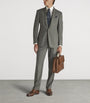 Dunhill Grey Wool-Cashmere Bourdon Blazer