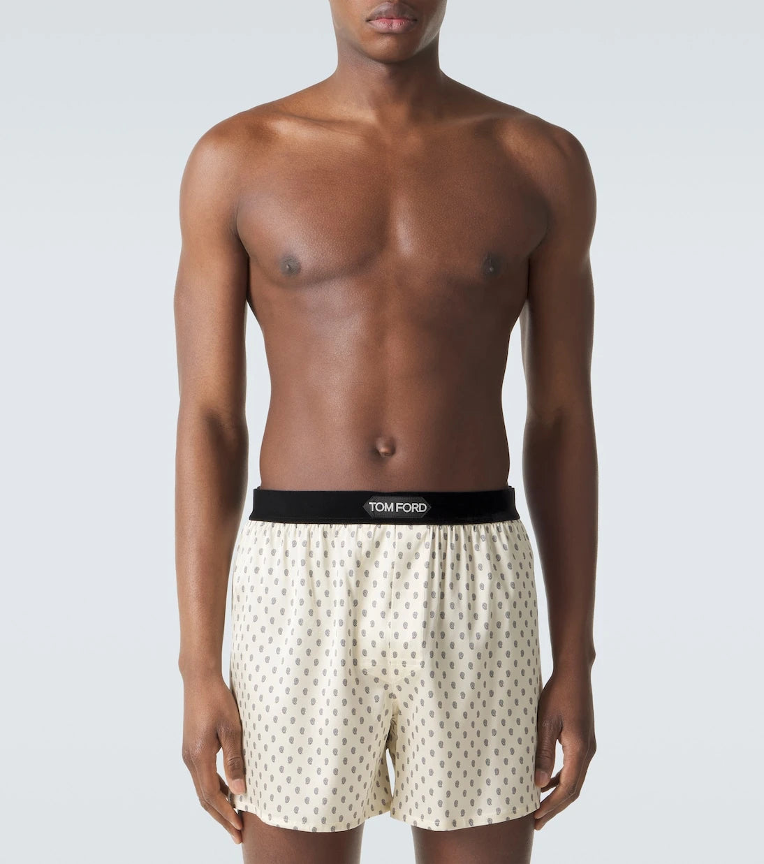 Tom Ford - Paisley ipek karışımı boxer şort