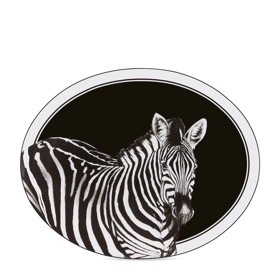Dolce & Gabbana Casa Porcelain Zebra Serving Plate (45.5cm)