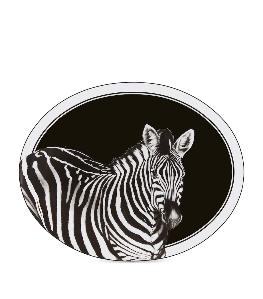 Dolce & Gabbana Casa Porcelain Zebra Serving Plate (45.5cm)