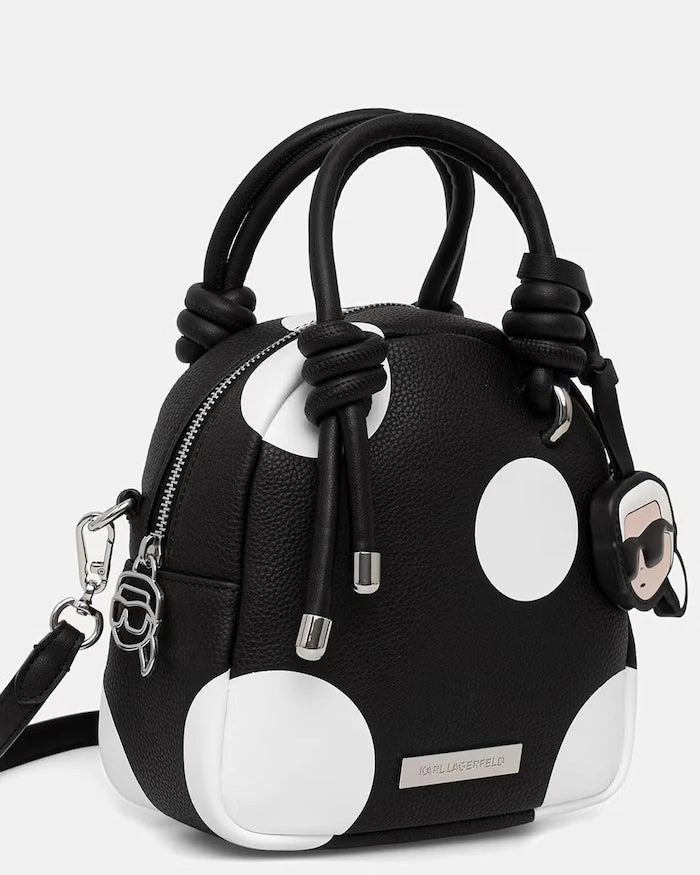 Karl Lagerfeld kadın crossbody çanta, suni deri, IKON