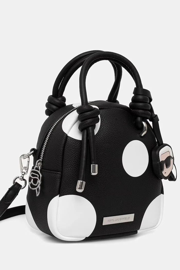 Karl Lagerfeld kadın crossbody çanta, suni deri, IKON