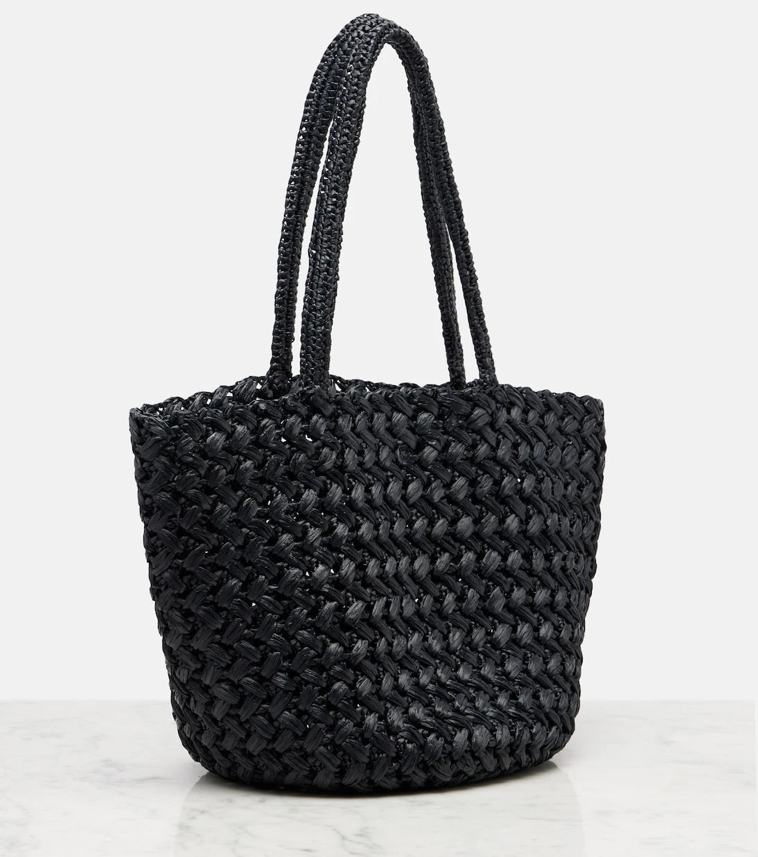 The Row - Estelle 2 Medium raffia tote bag