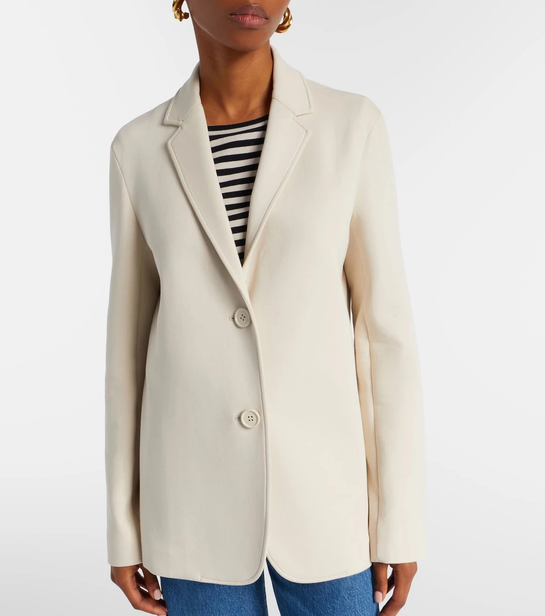'S Max Mara - بليزر ماتولو من القطن المخلوط الجيرسيه