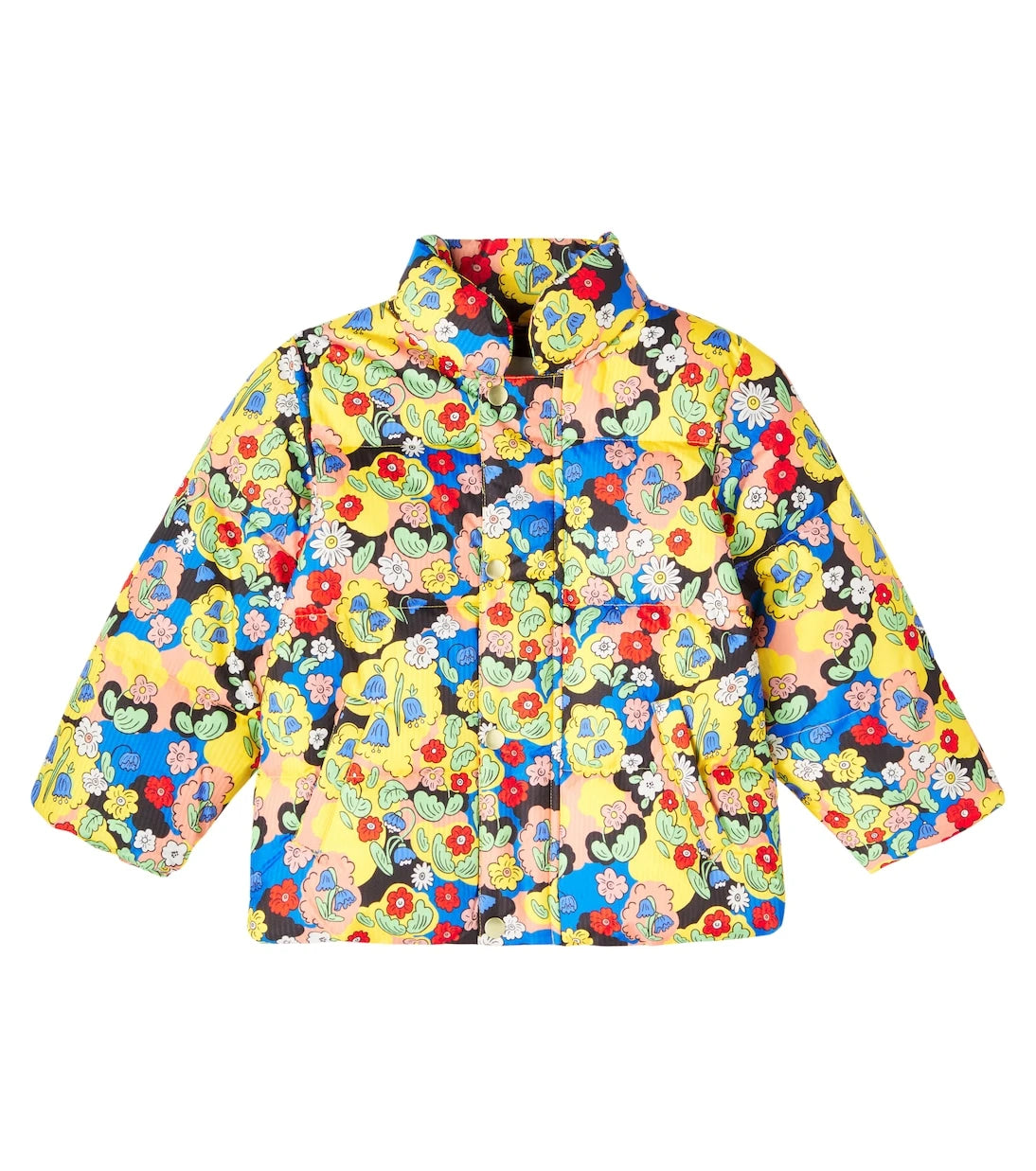 Mini Rodini - Floral printed puffer jacket