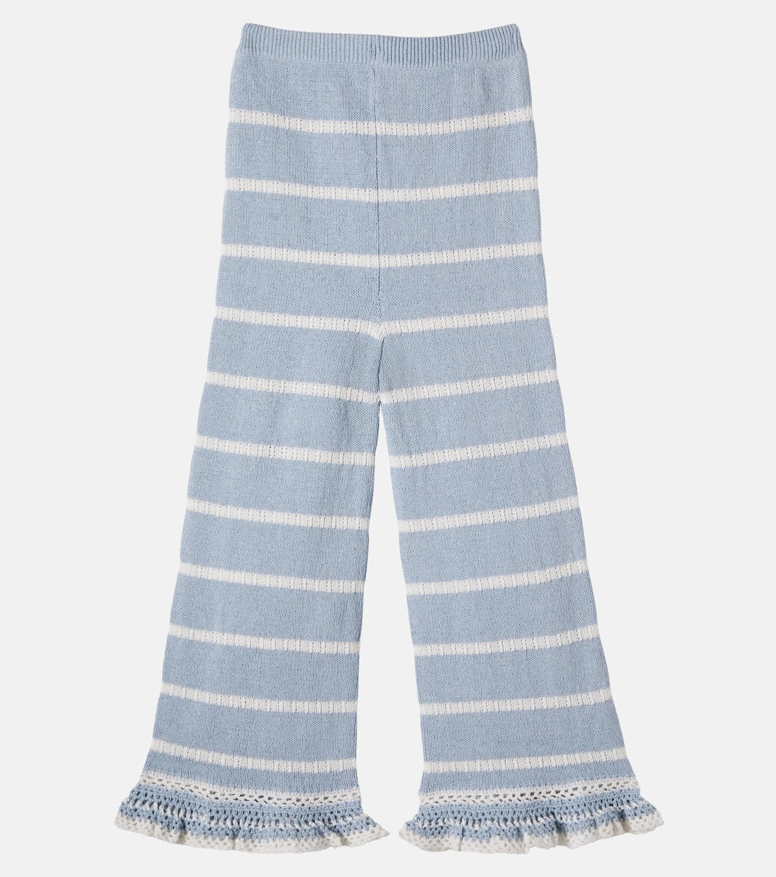 Zimmermann Kids - Striped knitted cotton-blend pants