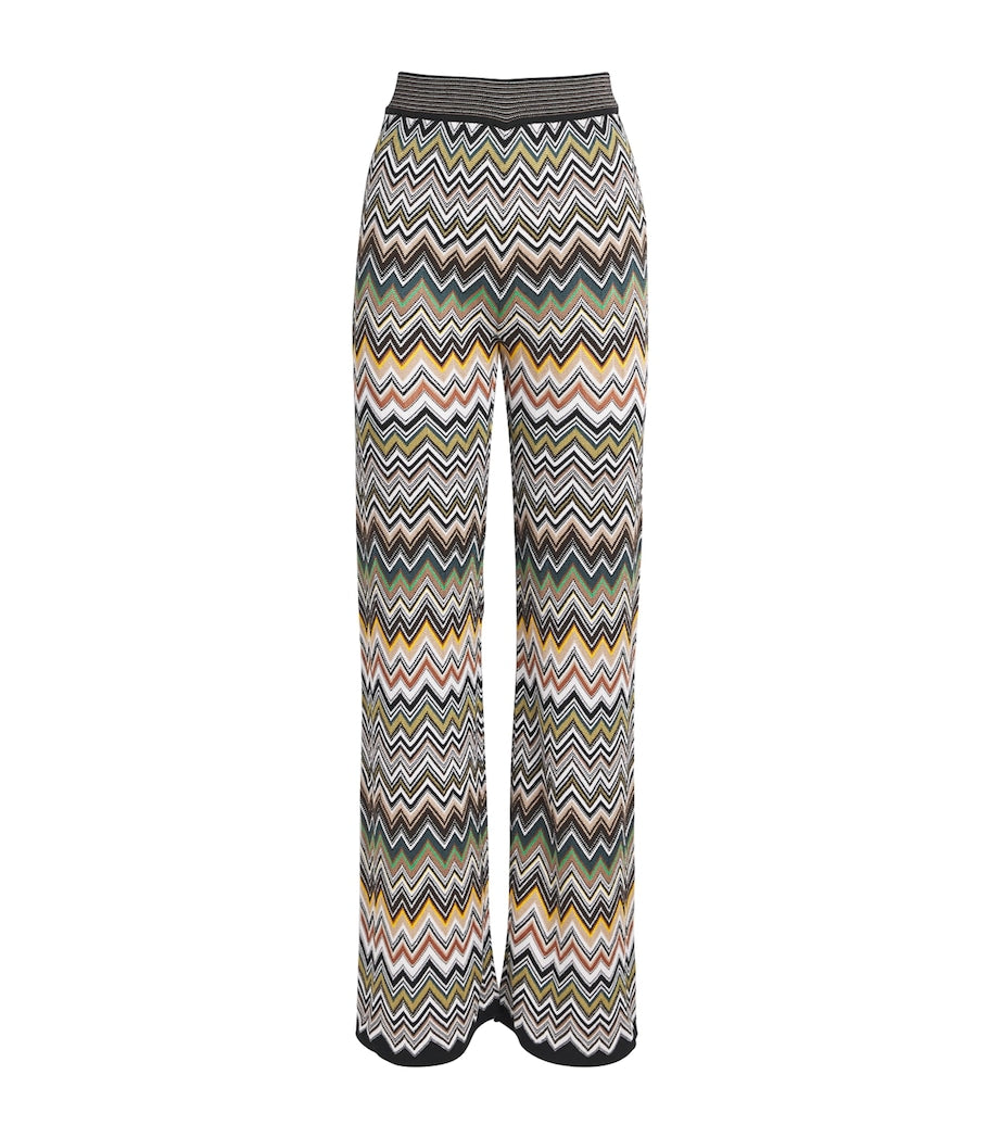 Missoni Multi Zigzag Flared Trousers