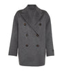 Cashmere Double-Breasted Peacoat