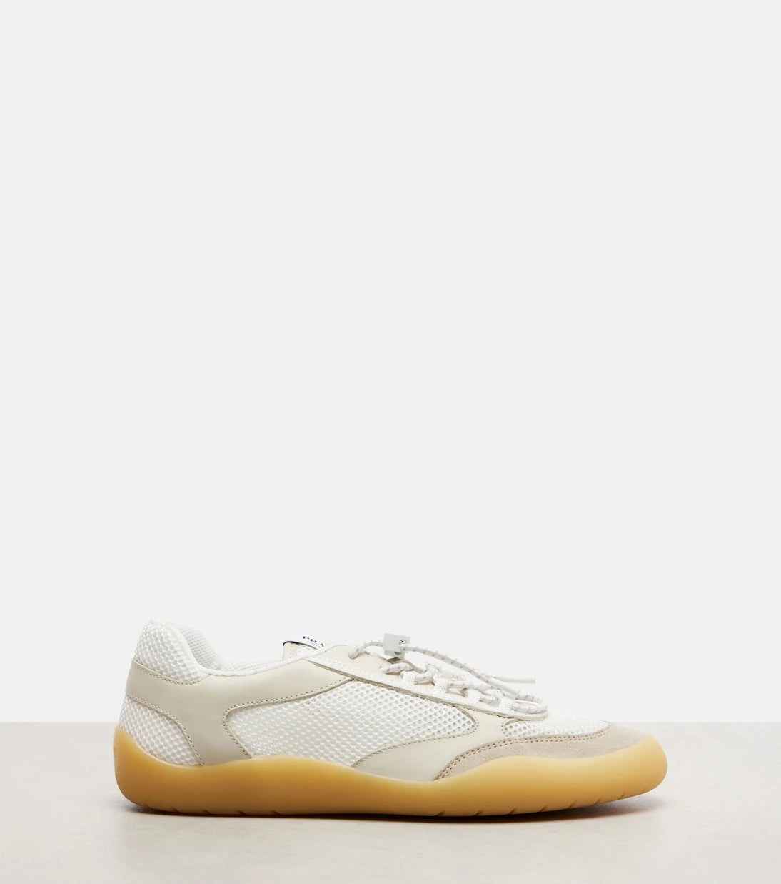Prada - Speedrock leather-trimmed sneakers