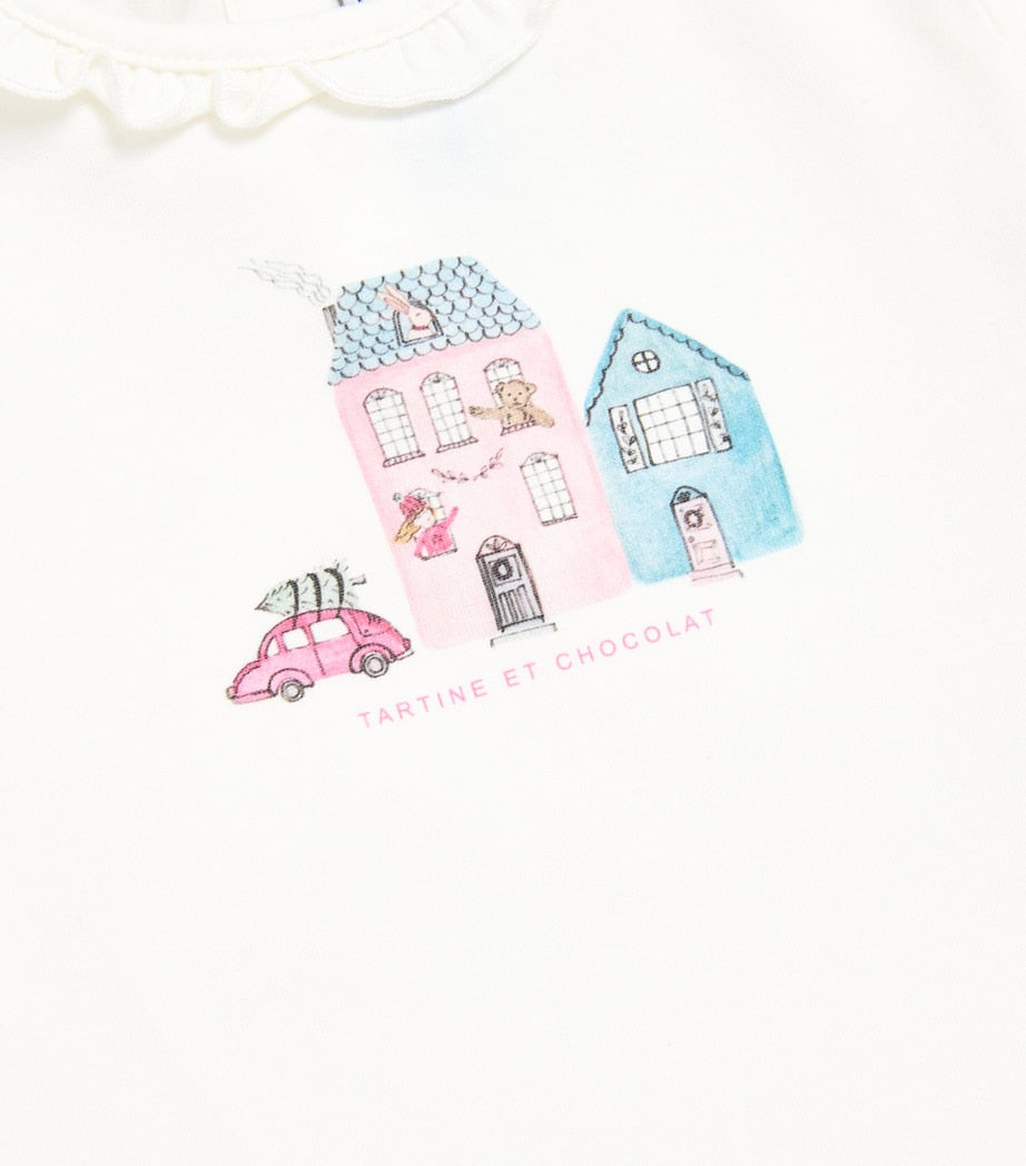 Cotton-Blend Christmas T-Shirt (3 Months–4 Years)