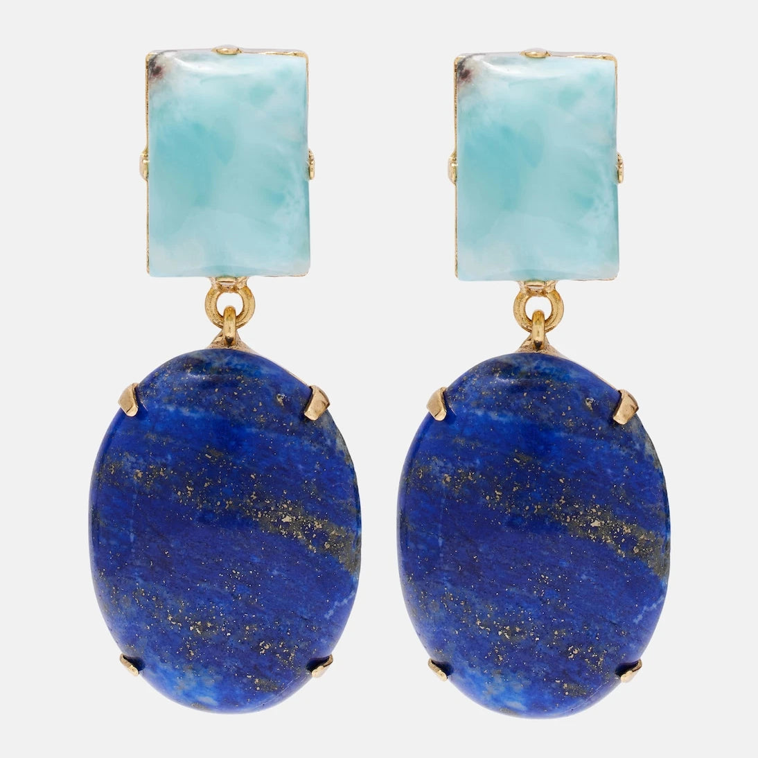 Jennifer Behr - Xiomara gold-plated drop earrings