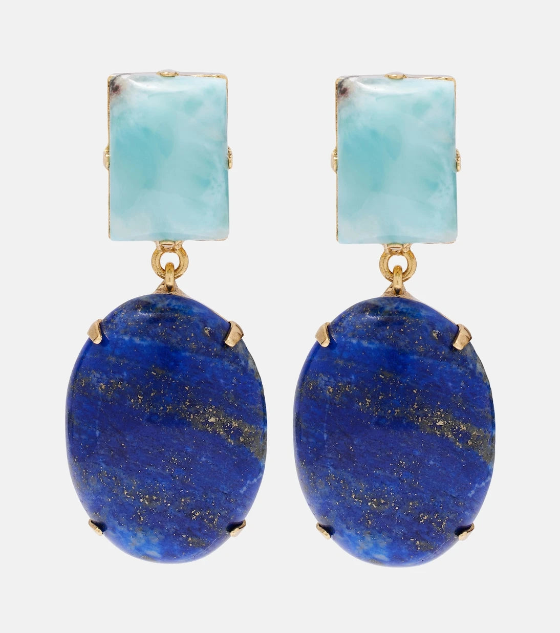 Jennifer Behr - Xiomara gold-plated drop earrings