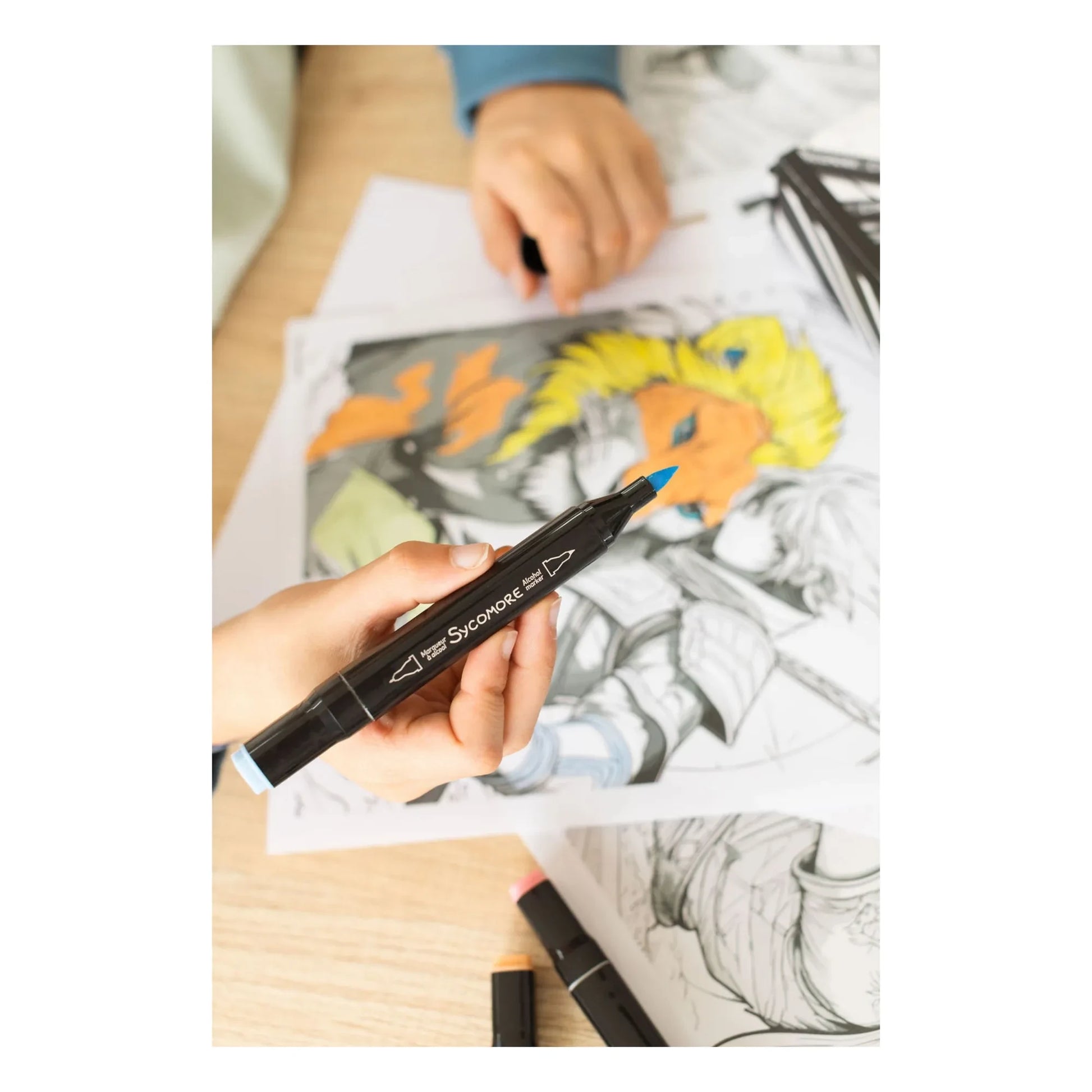 Sycomore - Manga - Layout and Warrior Heroes markers
