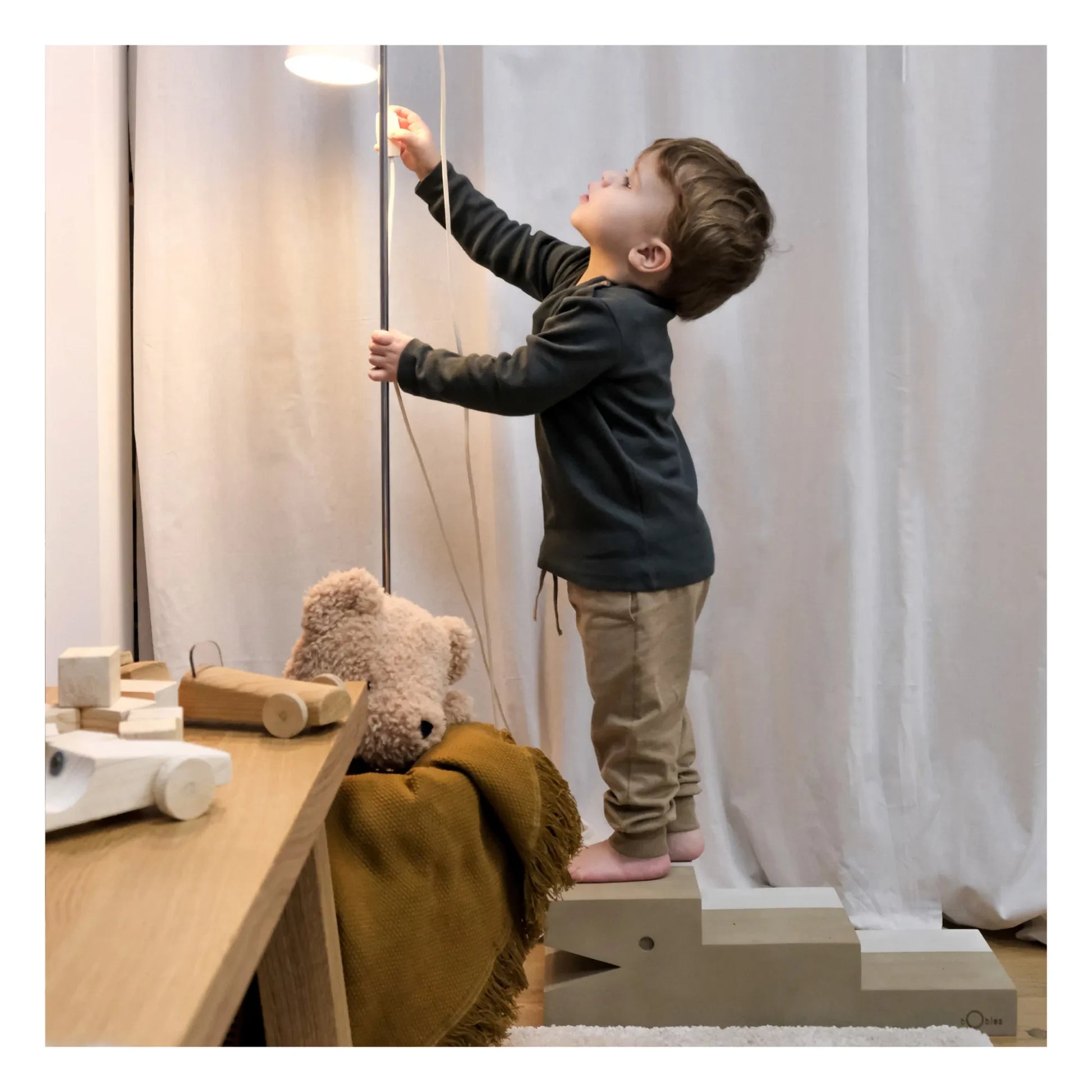 BObles - Crocodile EVA Tumbling Furniture | Grey
