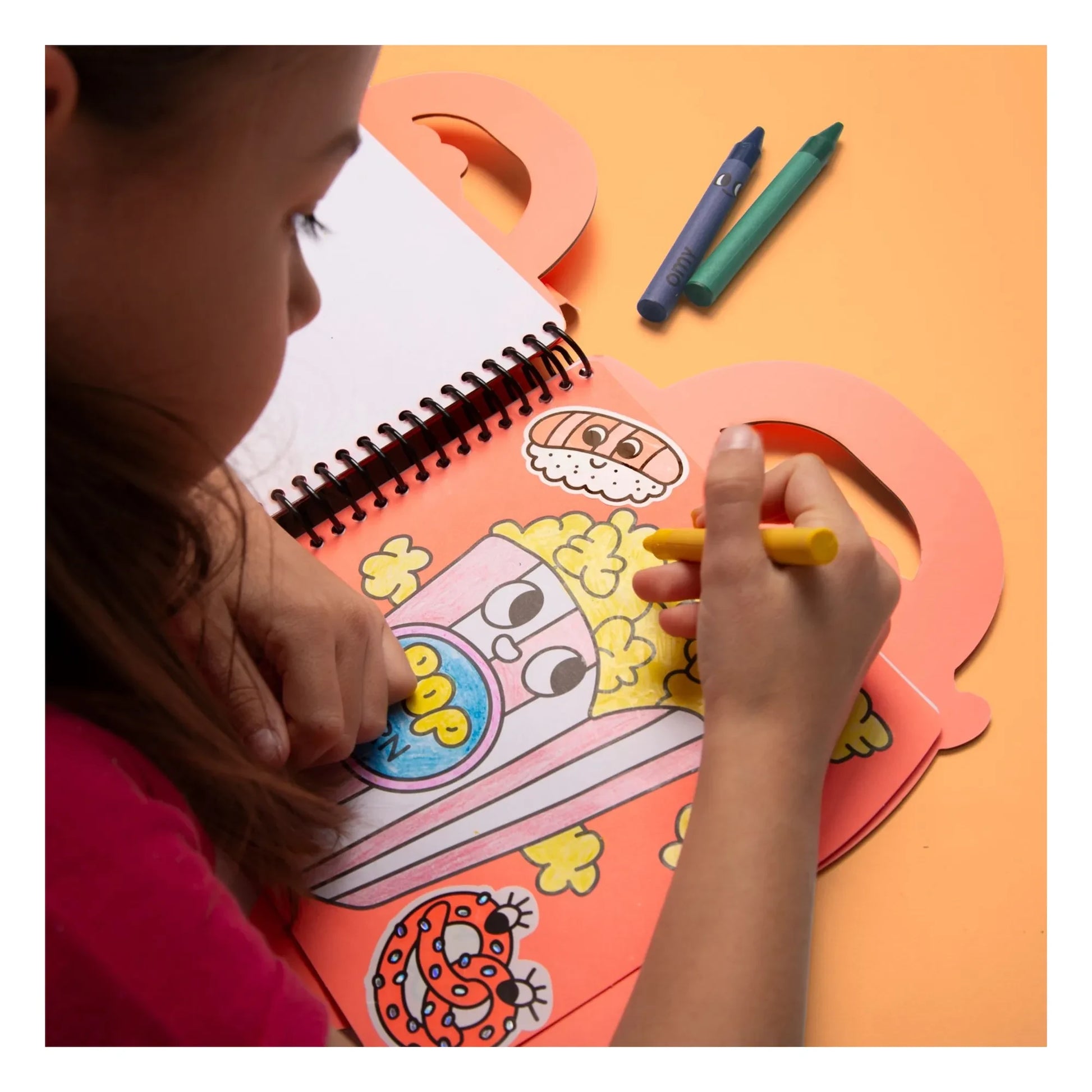 Omy - Yummy coloring book with stickers